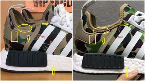 adidas nmd bape adidas fake vs real|how to identify nmd shoes.